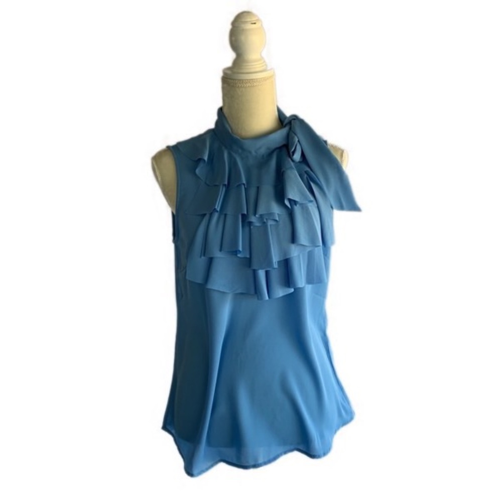 Banana Republic Sleeveless Small Blue Top